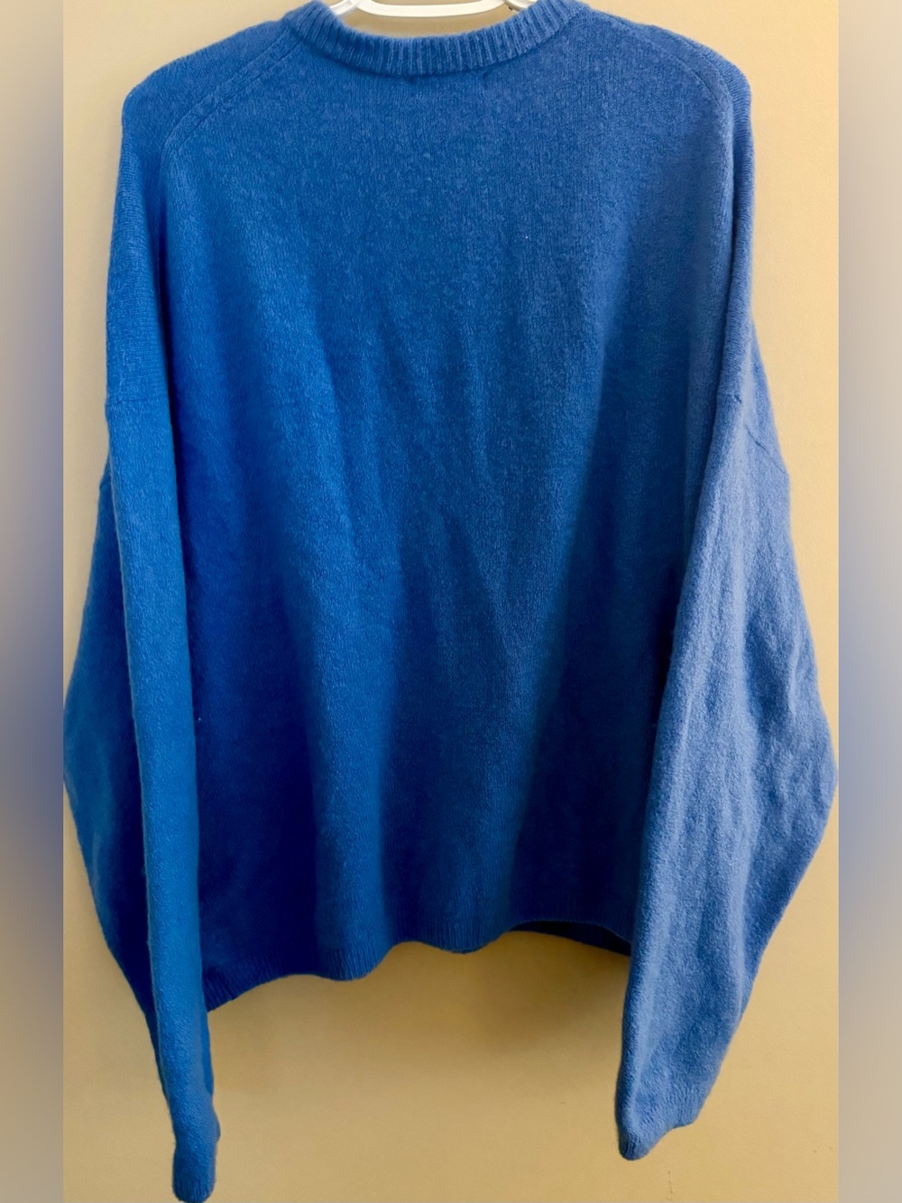 J.Crew Blue Supersoft Alpaca Merino Wool Blend Cardigan Size 2X - Picture 6 of 6